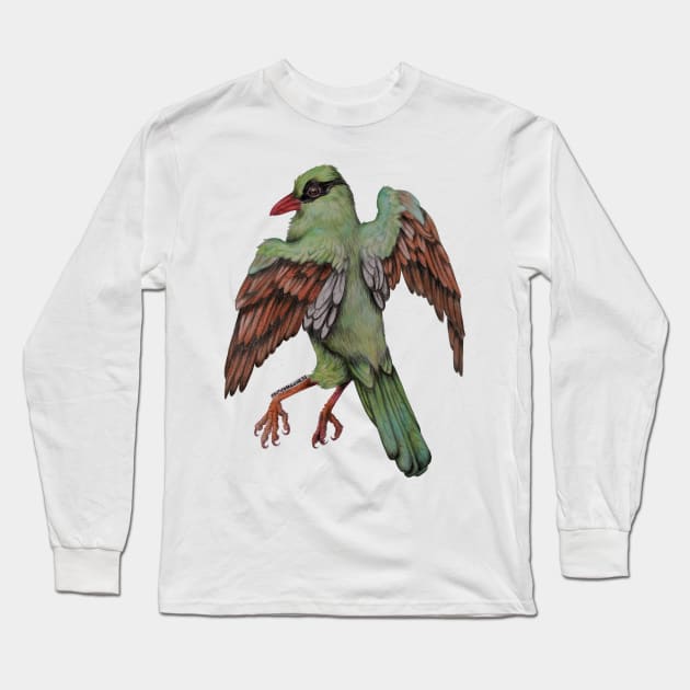 Javan Green Magpie SING FOR SONGBIRDS Long Sleeve T-Shirt by CelticDragoness